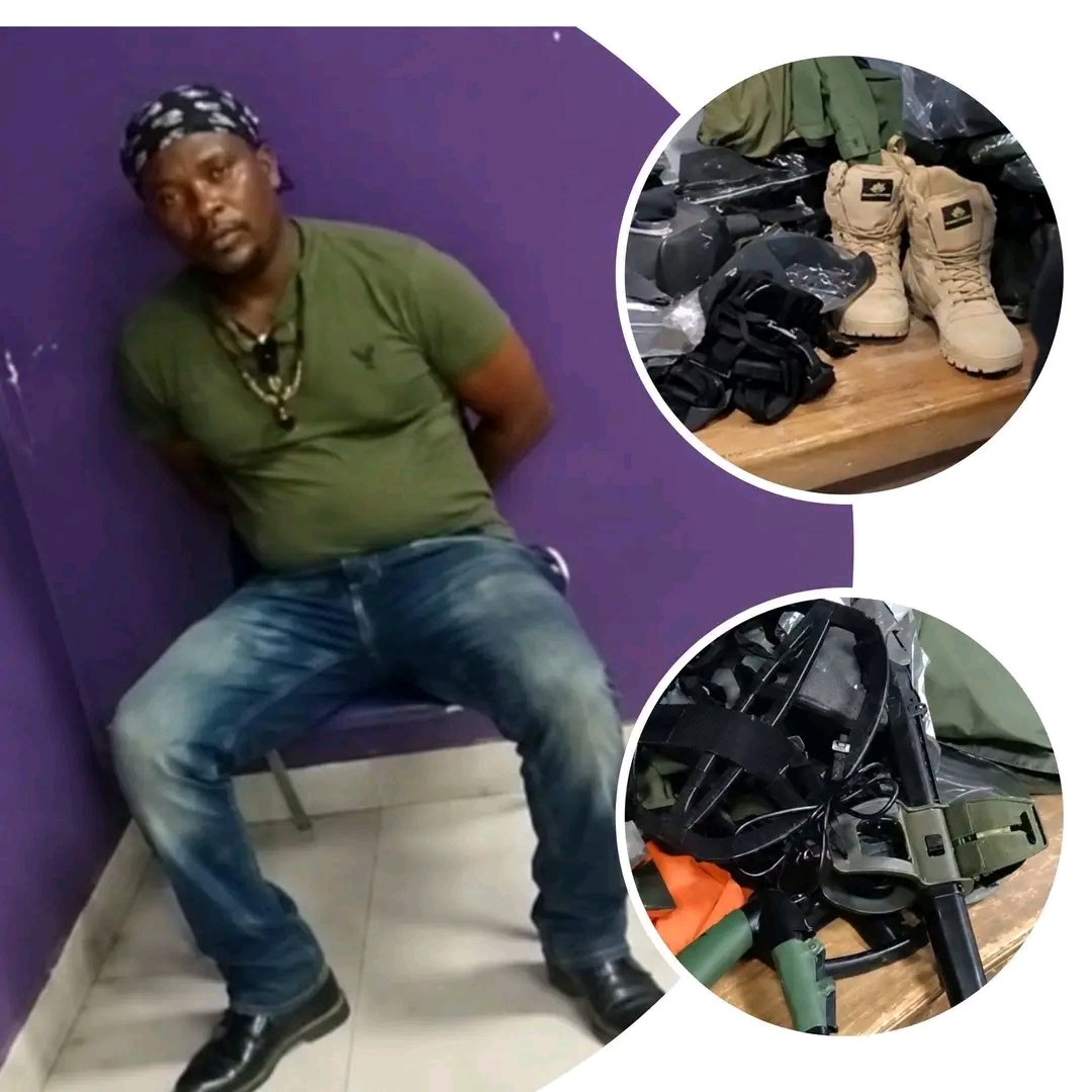 Claudine Sainvilus arrêté à l'aéroport du Cap-Haïtien avec des équipements tactiques