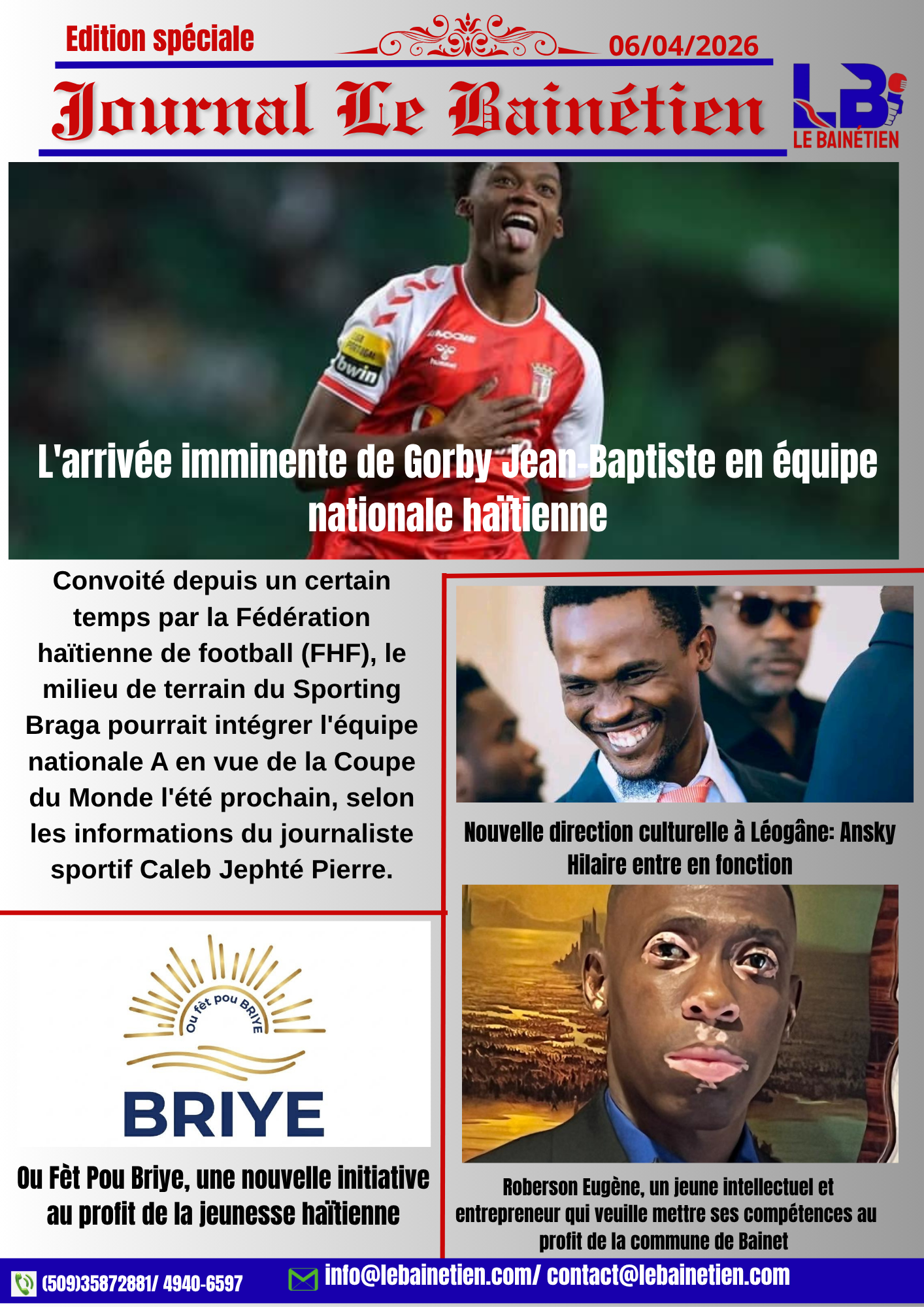 Édition spéciale du 06 Avril 2026